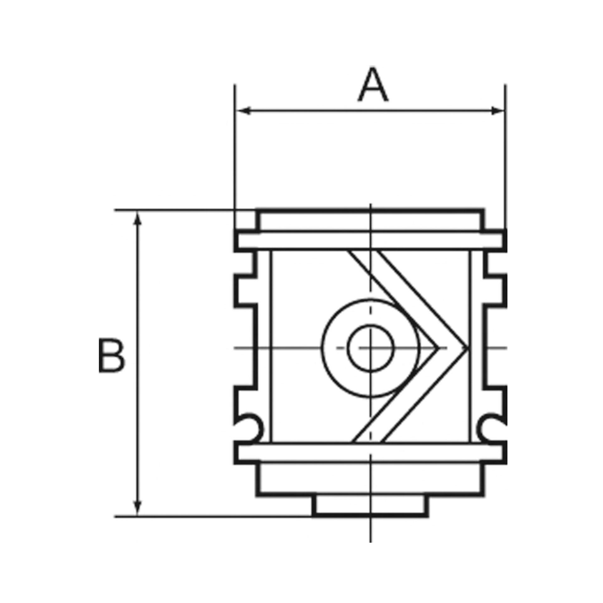 RIEGLER Verteiler »variobloc«, BG 2, G 3/4, mit 4 Abgängen Produktbild img2 L