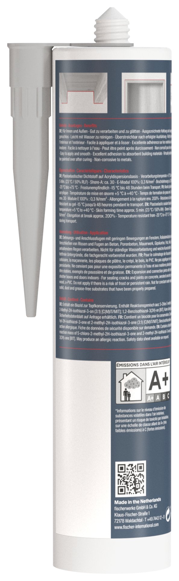 fischer Multi Acryldichtstoff AC 310 grau Produktbild img4 L