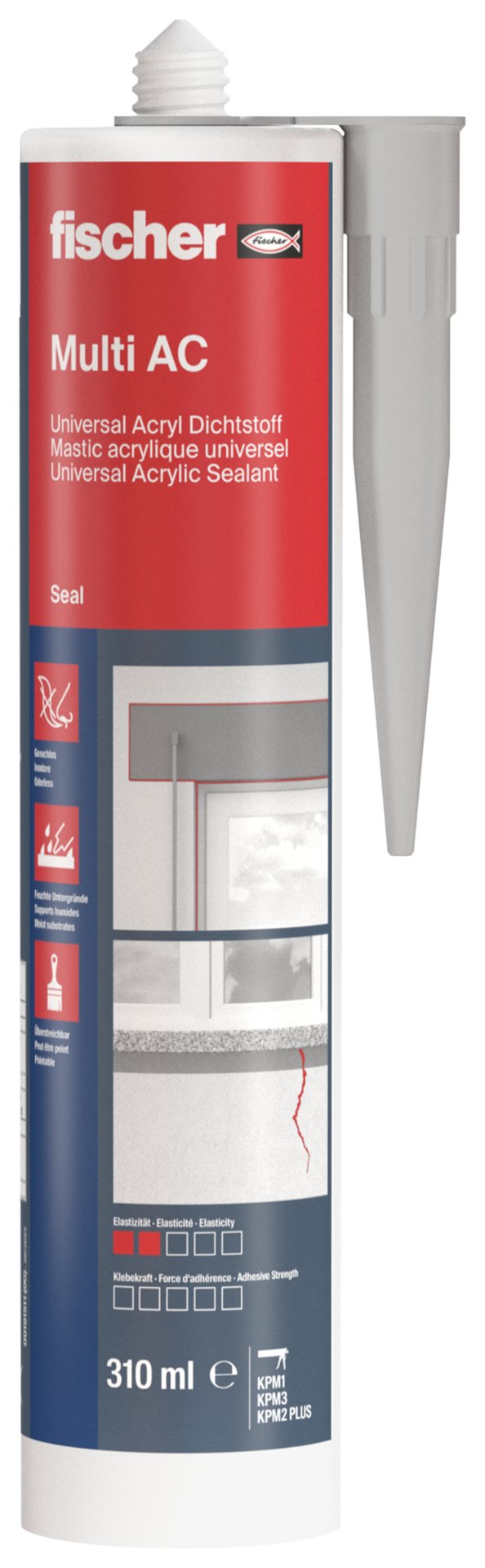 fischer Multi Acryldichtstoff AC 310 grau Produktbild img2 L