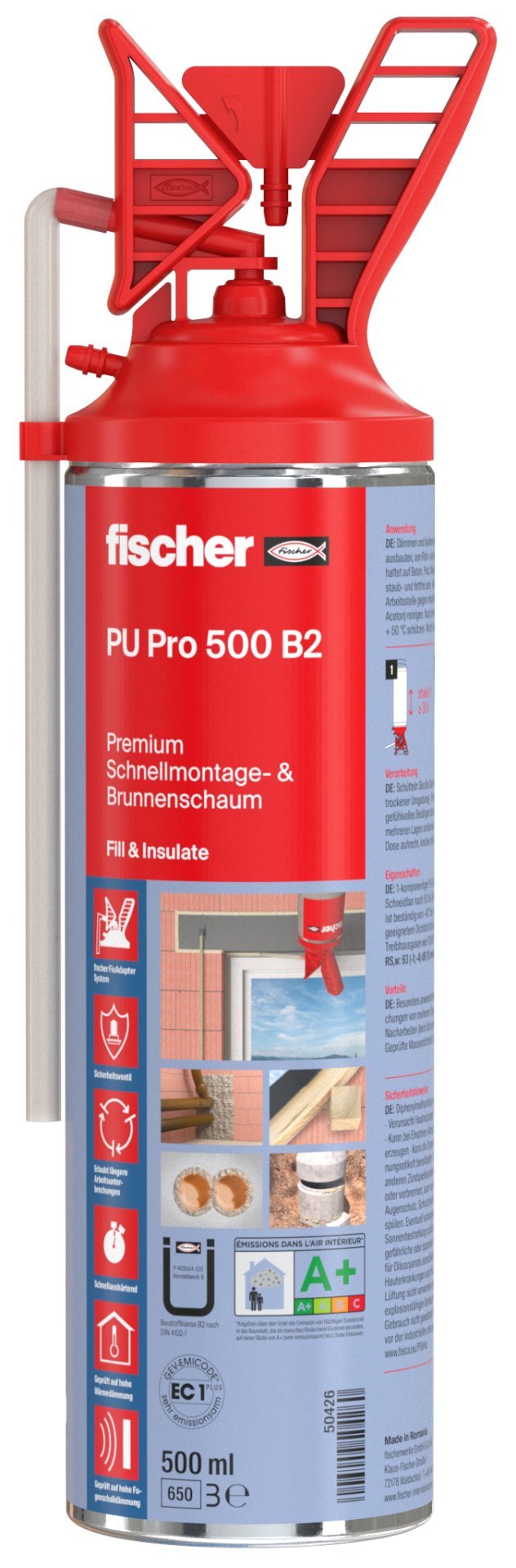 fischer Schnellm./Brunnenschaum PU Pro 500 B2 Produktbild img1 L