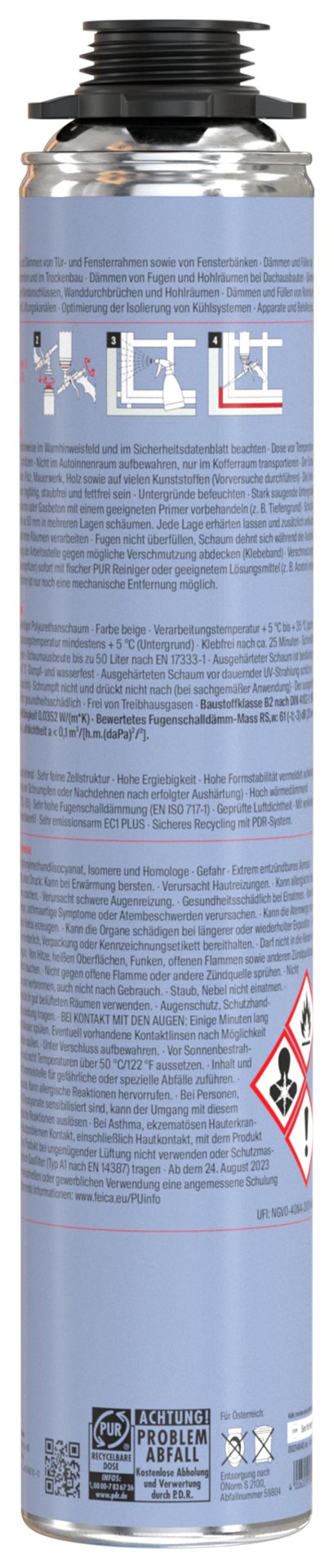 fischer Premium Pistolenschaum Produktbild img2 L