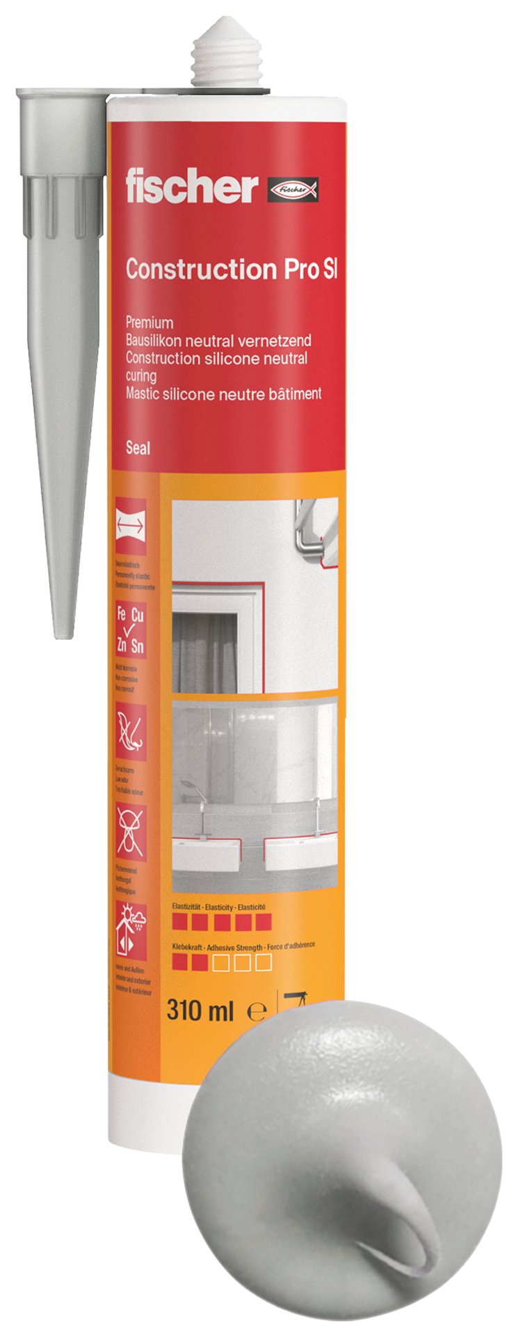 fischer Bausilikon Construction Pro SI 310 bgr Produktbild img1 L