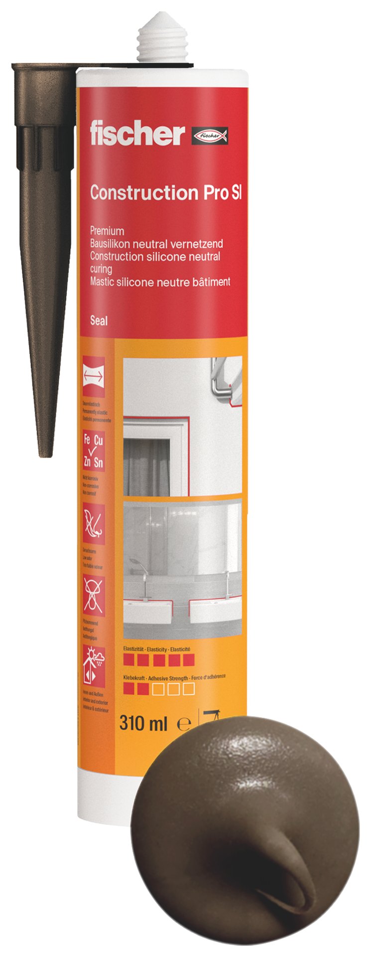 fischer Bausilikon Construction Pro SI 310 br Produktbild img1 L