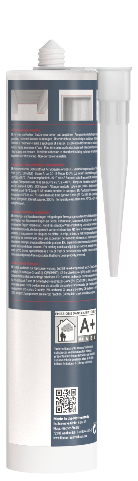 fischer Universal Acryl Dichtstoff Multi AC Produktbild img4 L