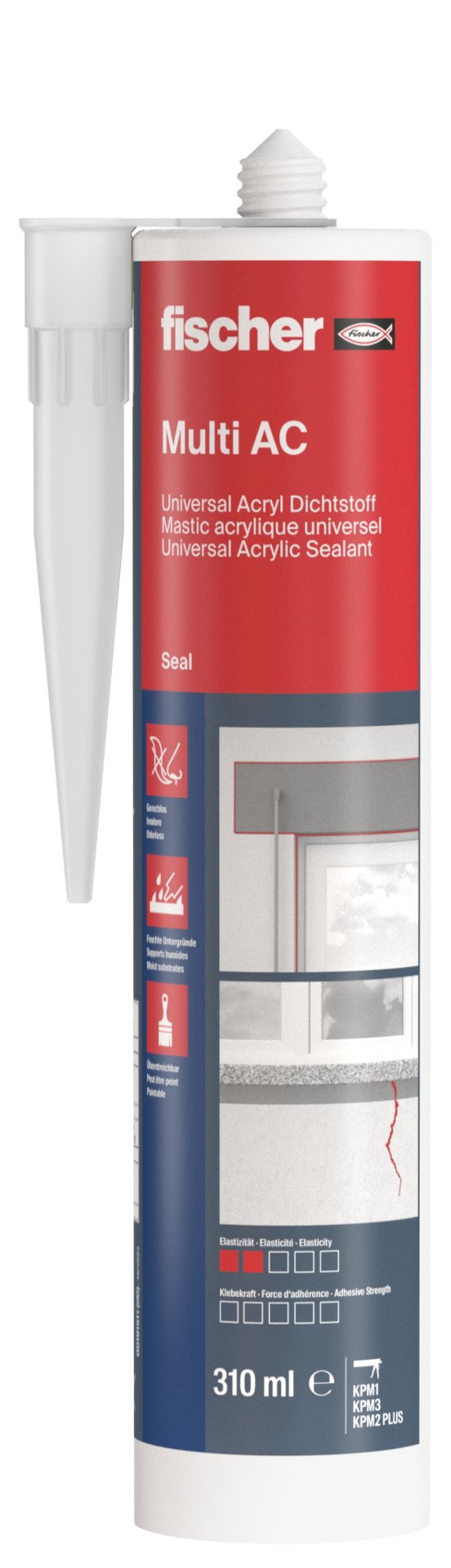 fischer Universal Acryl Dichtstoff Multi AC Produktbild img2 L
