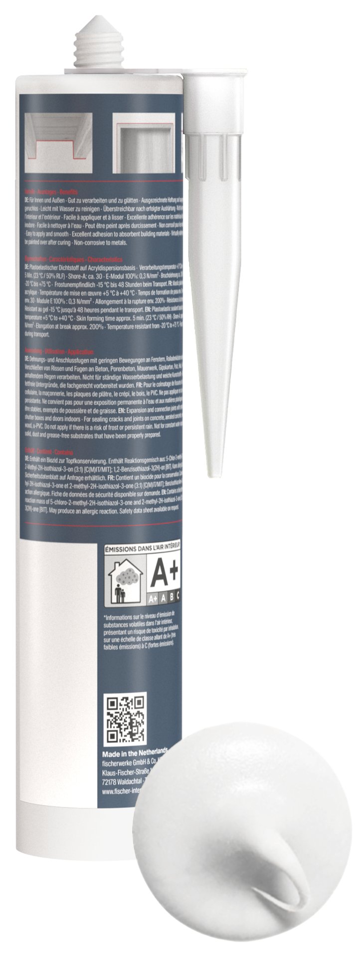 fischer Universal Acryl Dichtstoff Multi AC Produktbild img3 L
