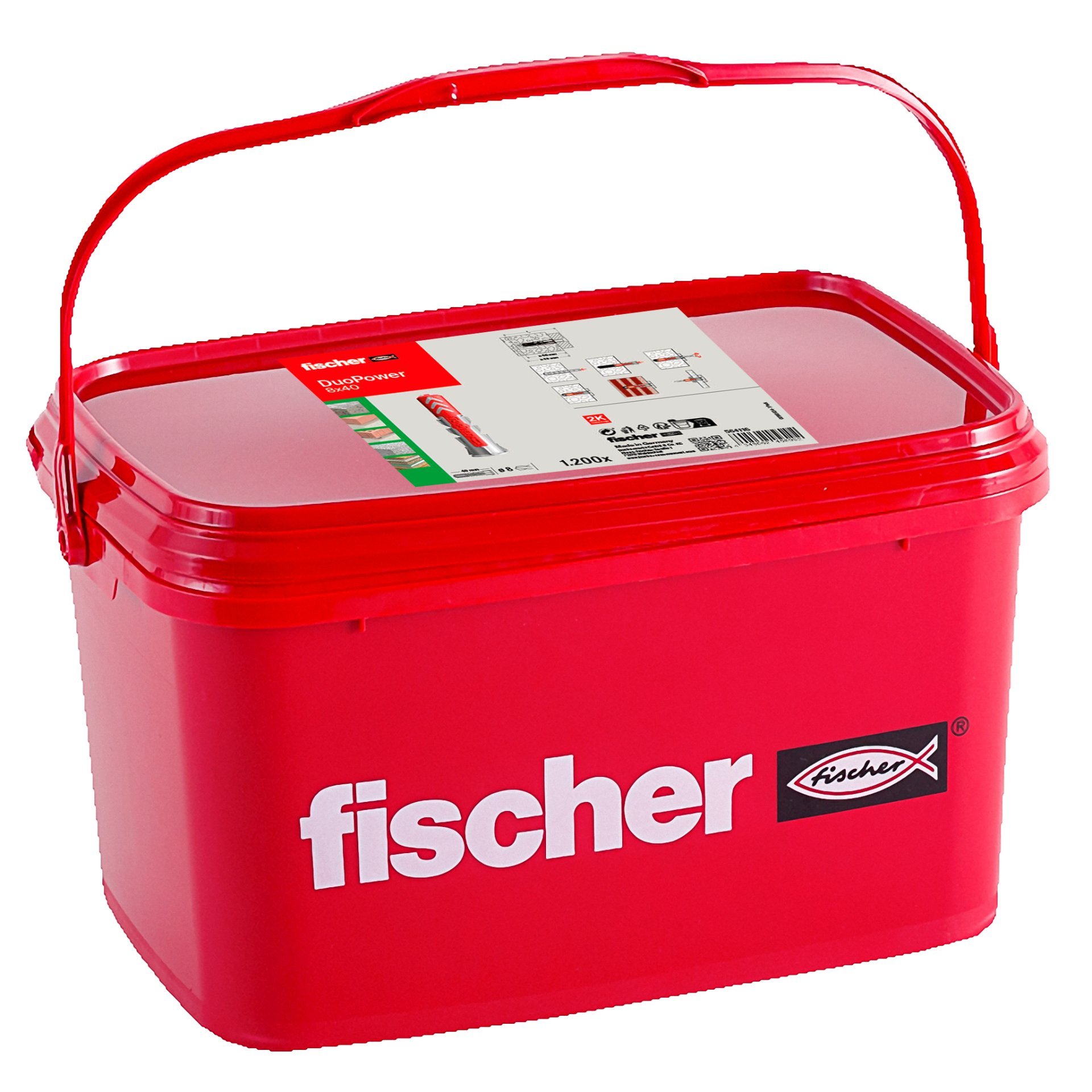 fischer DuoPower 8x40 Eimer (1.200) Produktbild img2 L