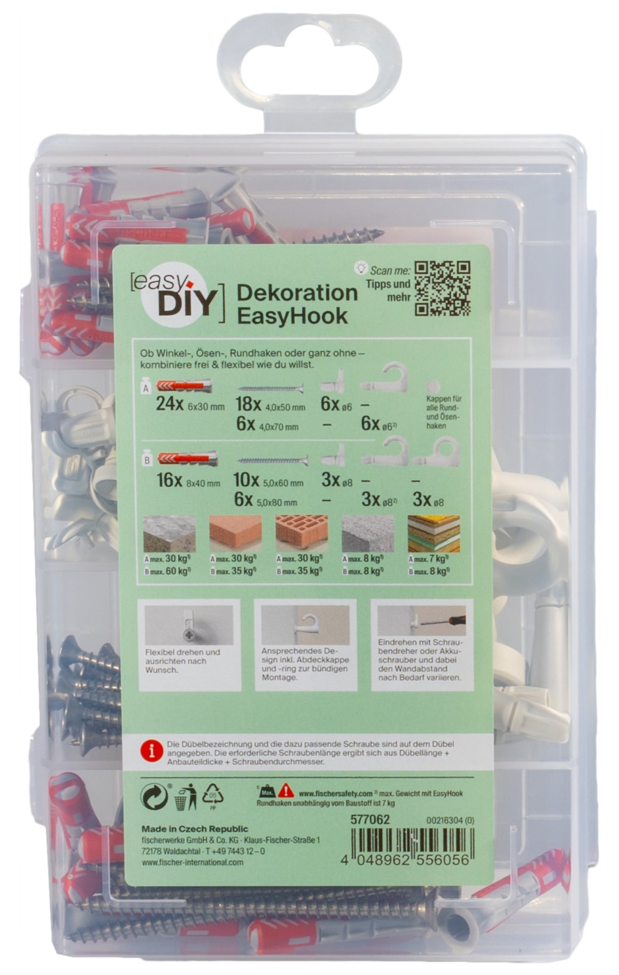 fischer EasyDIY Box Dekoration EasyHook (113) Produktbild img4 L