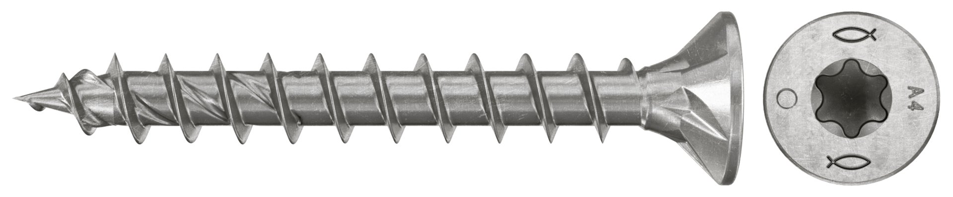 fischer Spanplattenschrauben PowerFast FPF II CTF A4 Produktbild img1 L