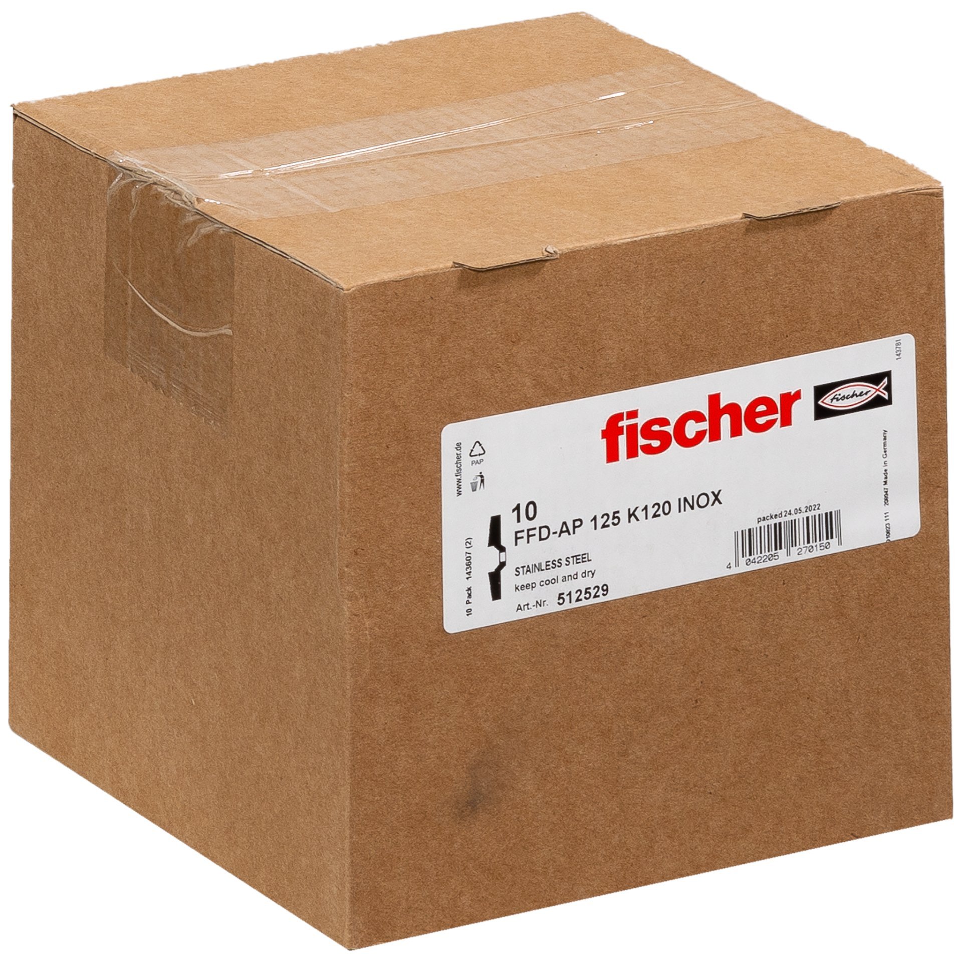 fischer Fächerschleifscheibe AP 125 K120 Inox Produktbild img2 L