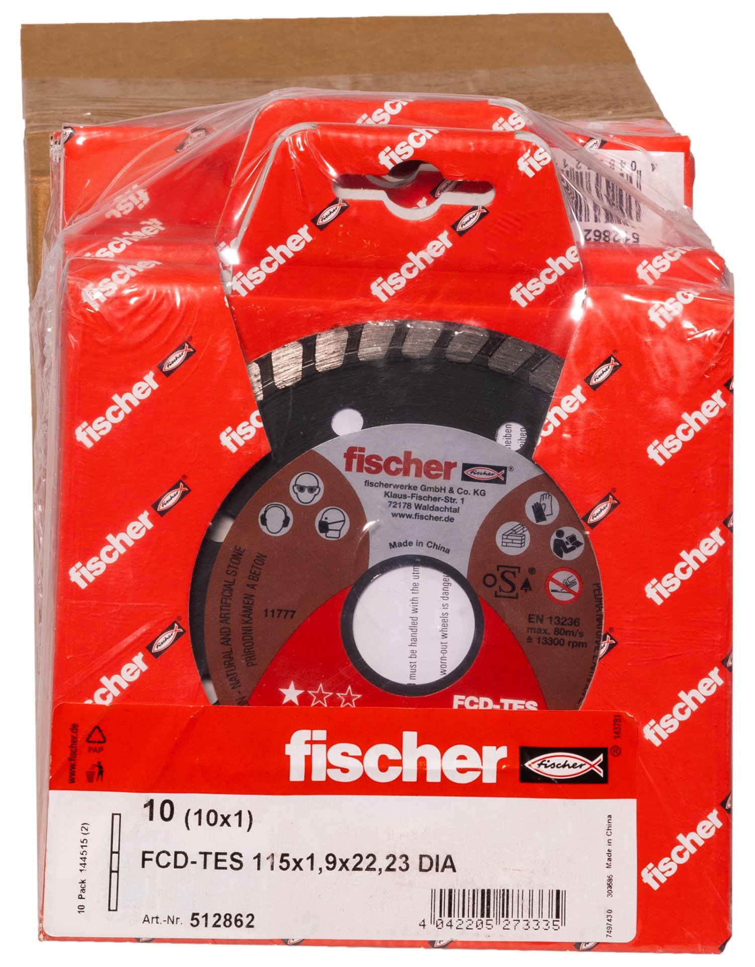 fischer Diamanttrennscheibe TES 1,9/115 turbo Produktbild img3 L