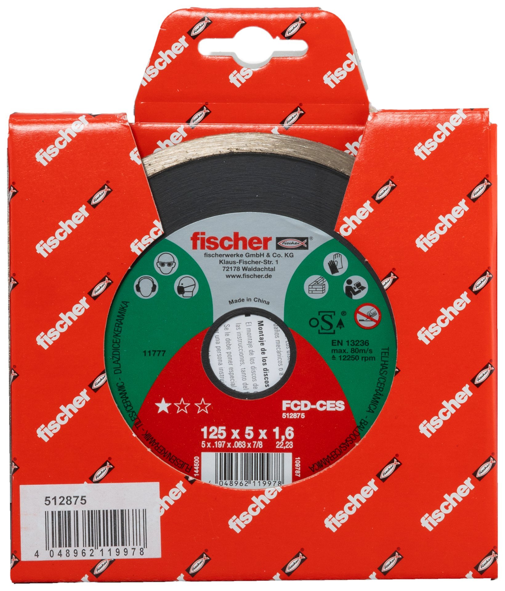fischer Diamanttrennscheibe CES 1,6/125 Produktbild img2 L