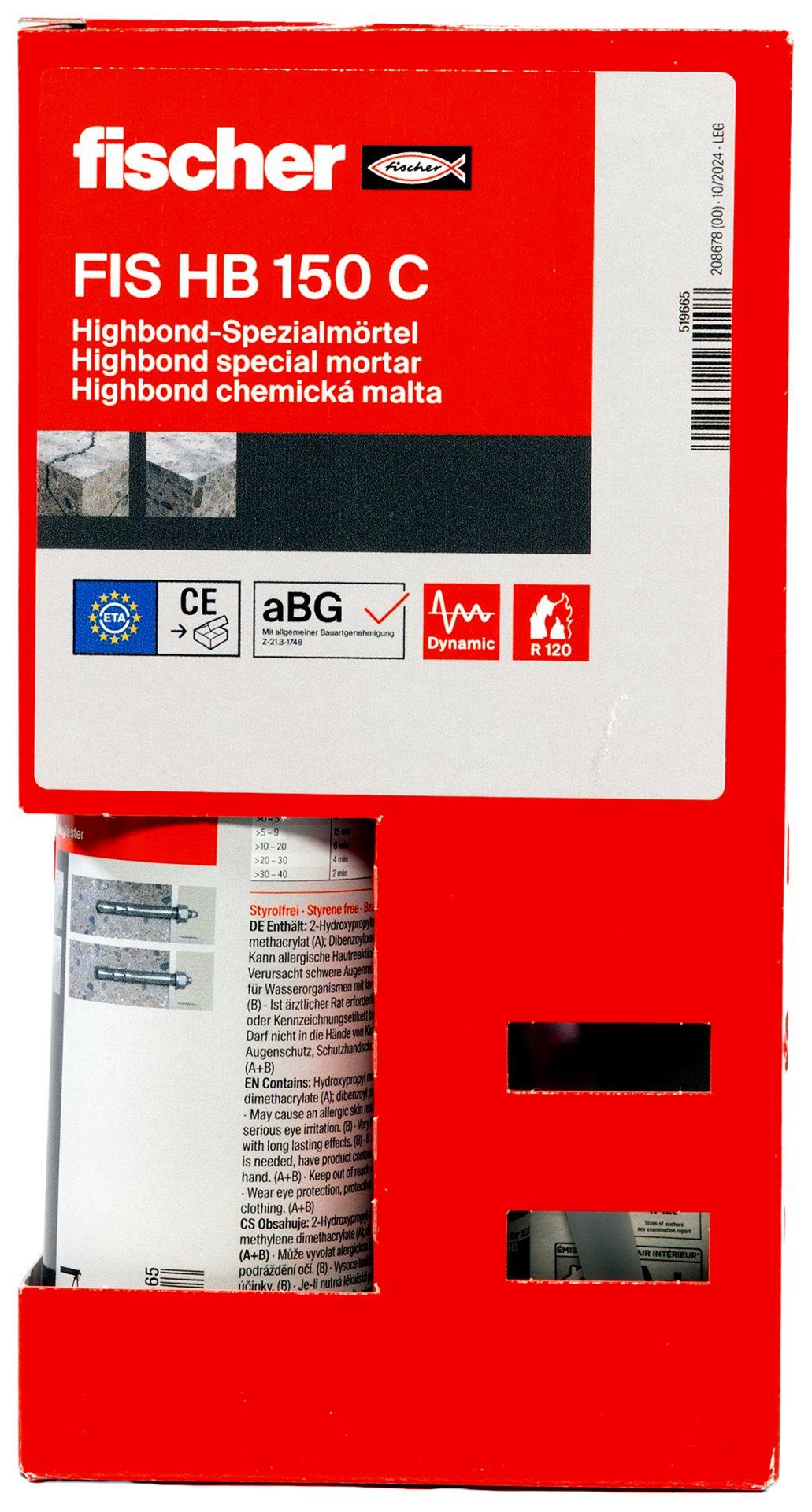 fischer Highbond-Spezialmörtel FIS HB Produktbild img2 L