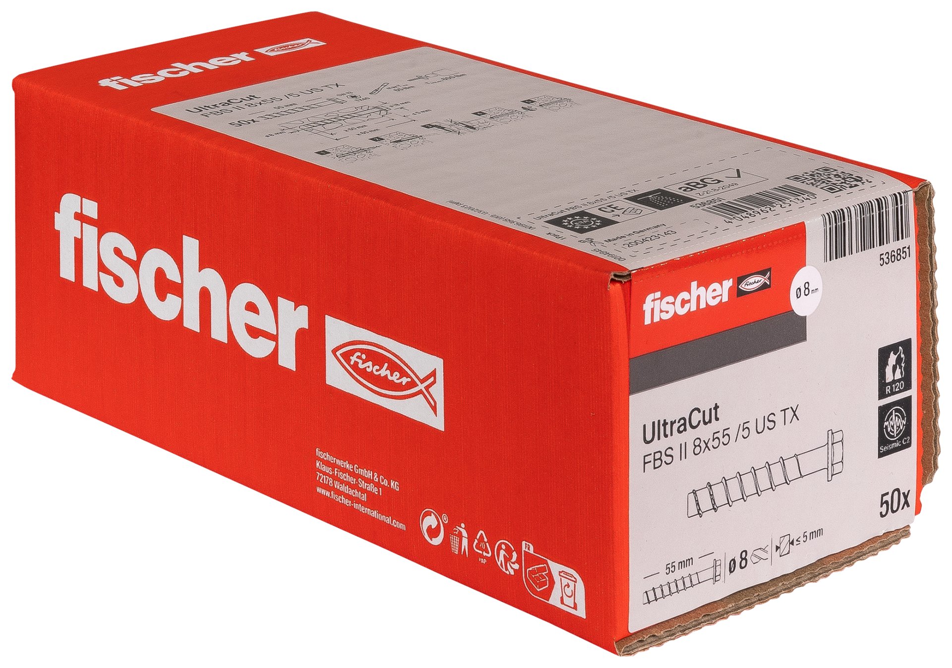 fischer Betonschraube UltraCut FBS II US Produktbild img2 L