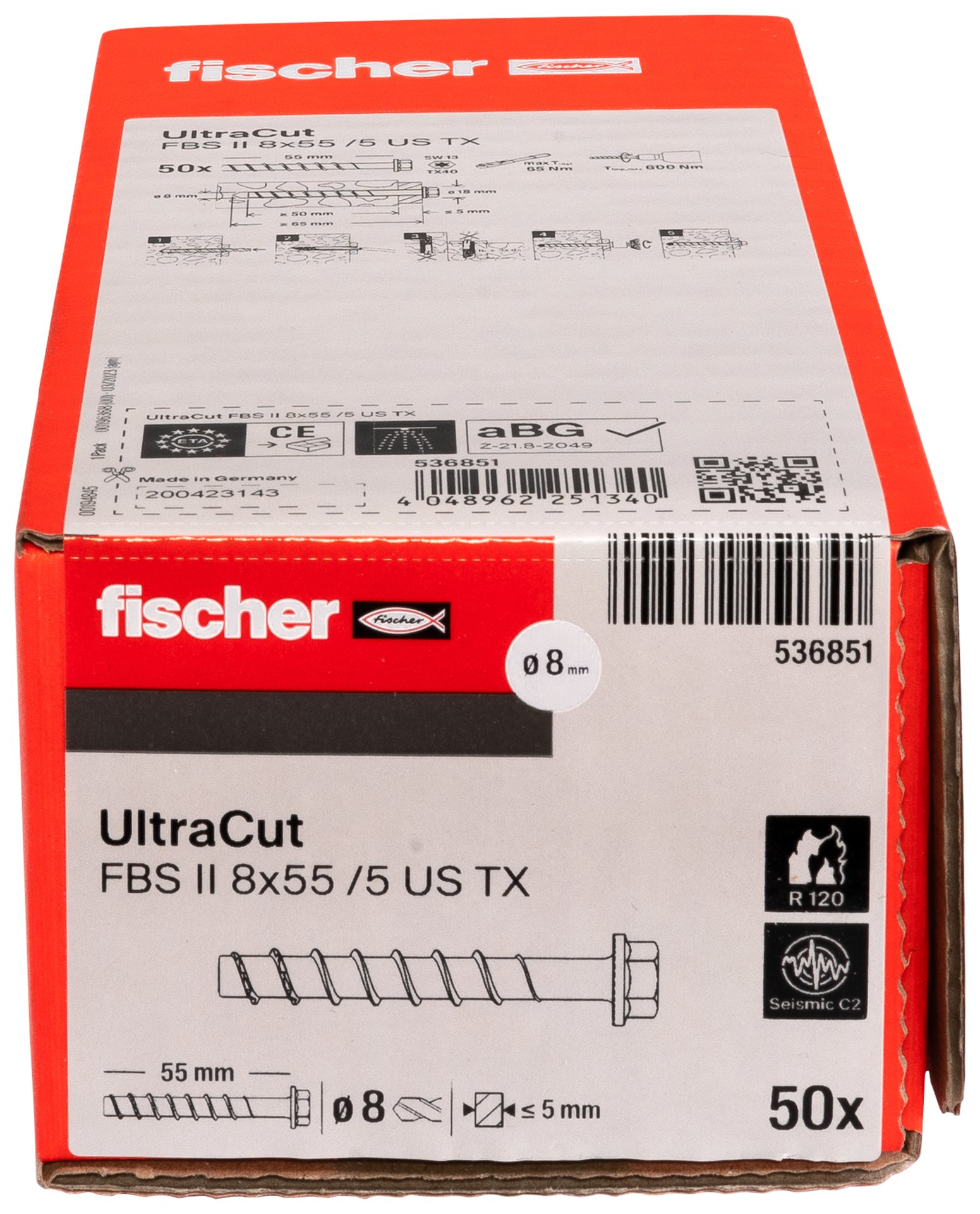 fischer Betonschraube UltraCut FBS II US Produktbild img3 L