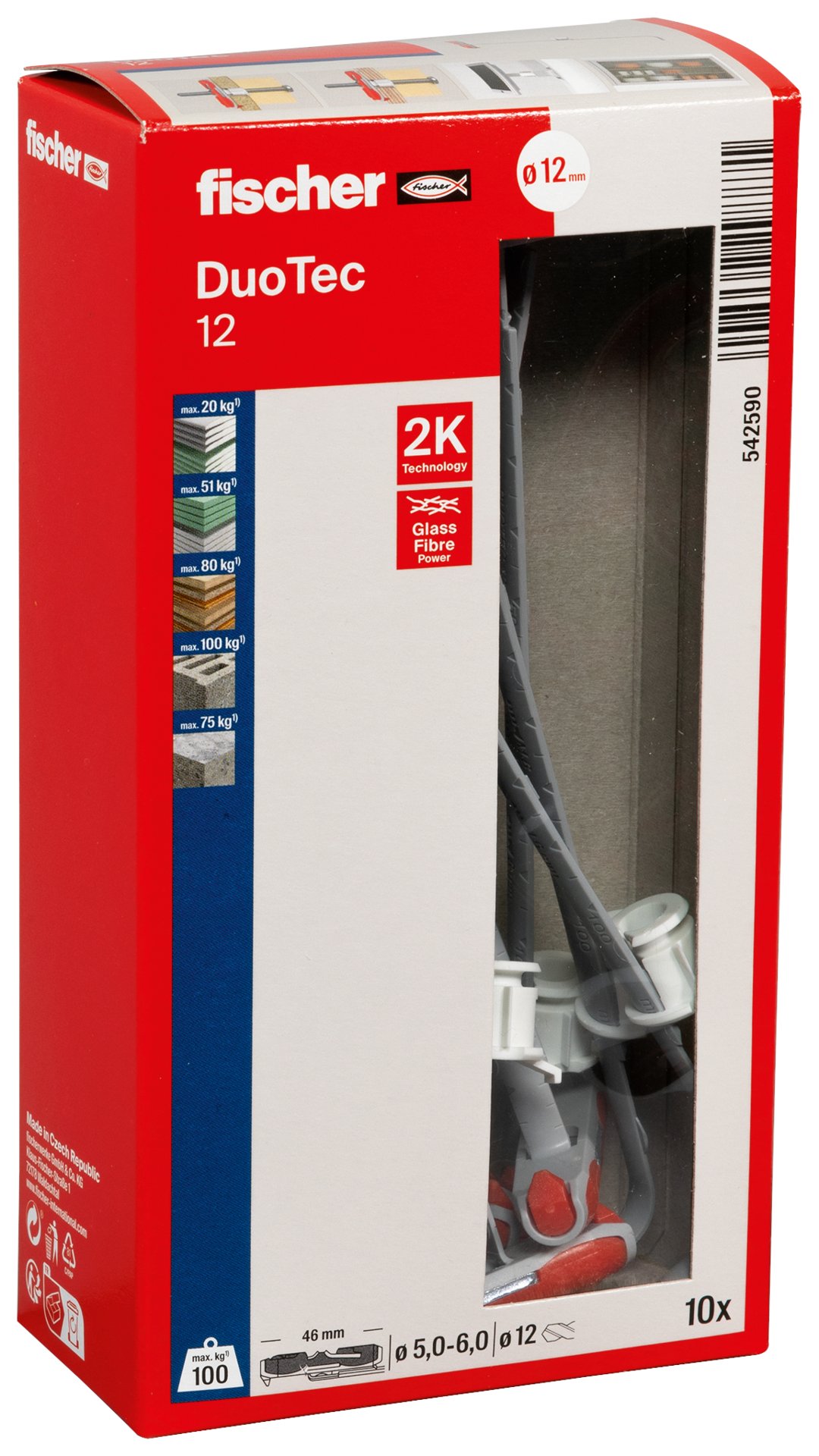 fischer Nylon-Kippdübel DuoTec Produktbild img2 L