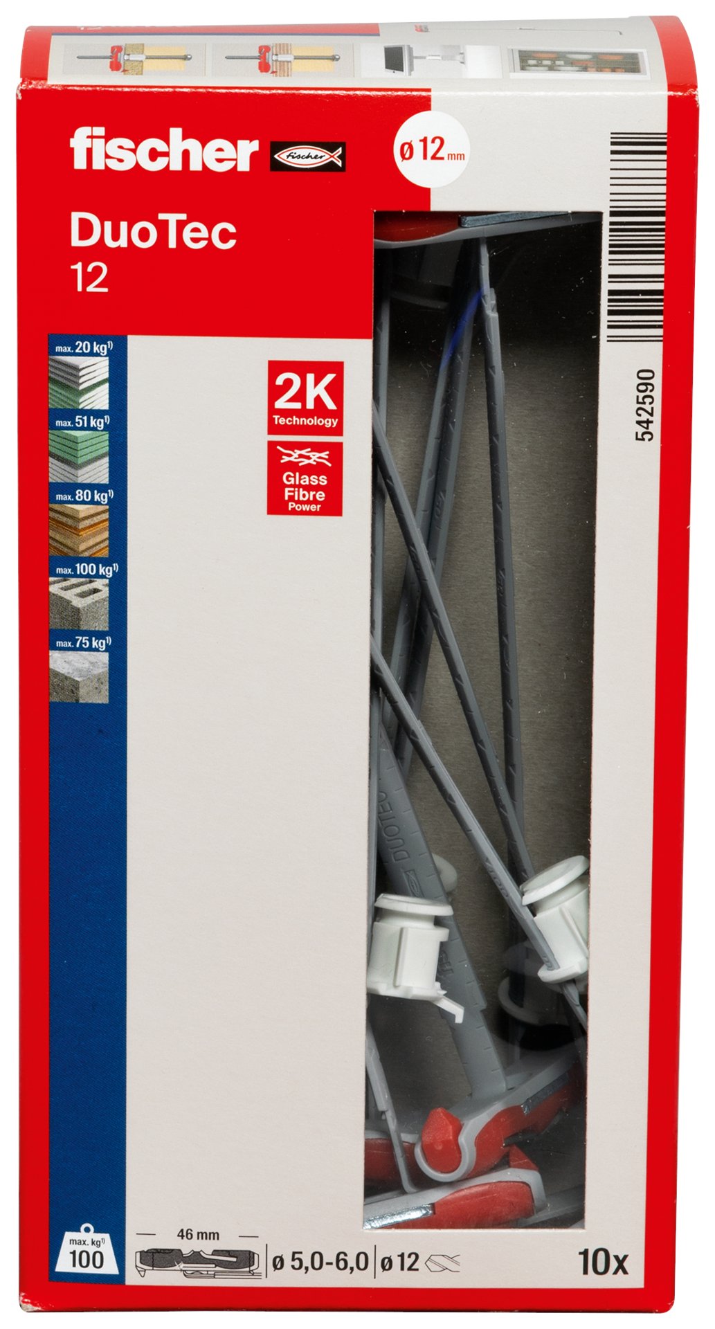 fischer Nylon-Kippdübel DuoTec Produktbild img4 L