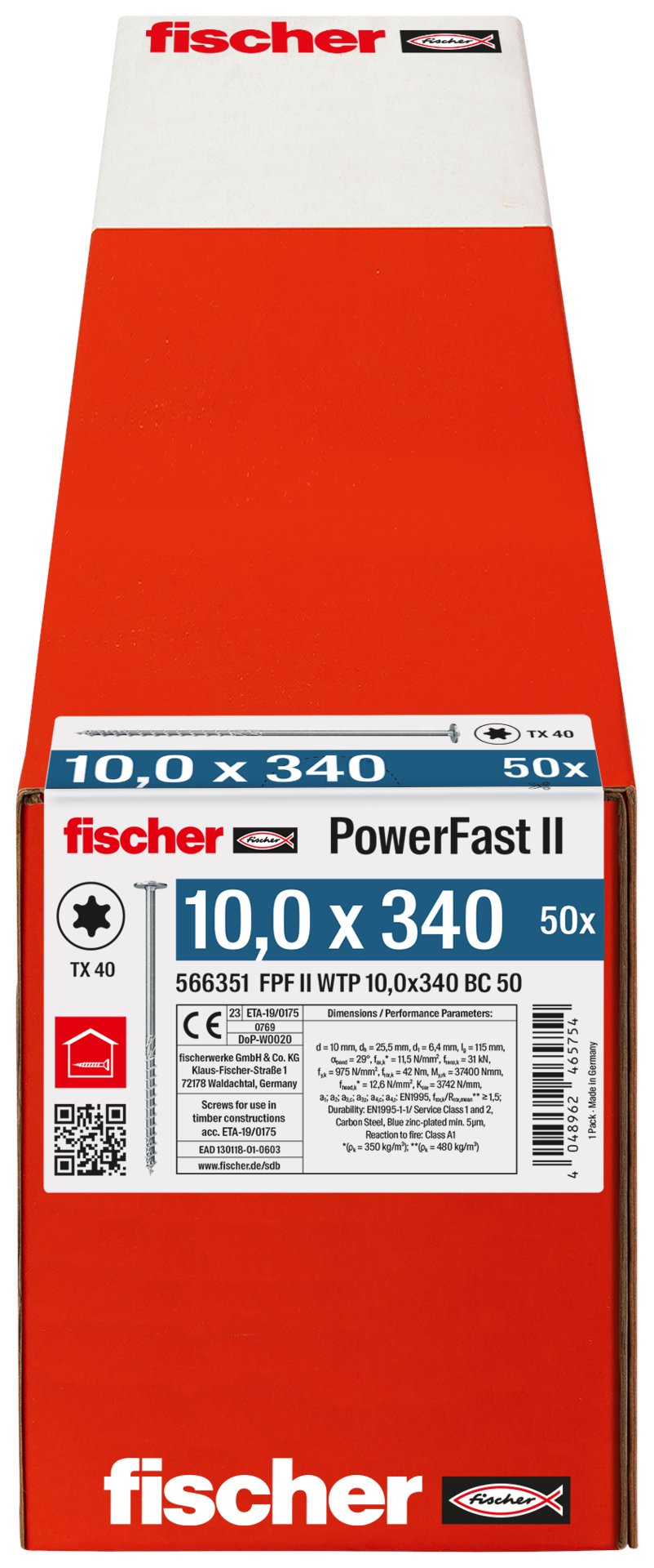 fischer Holzbauschraube PowerFast FPF II WTP BC Produktbild img3 L