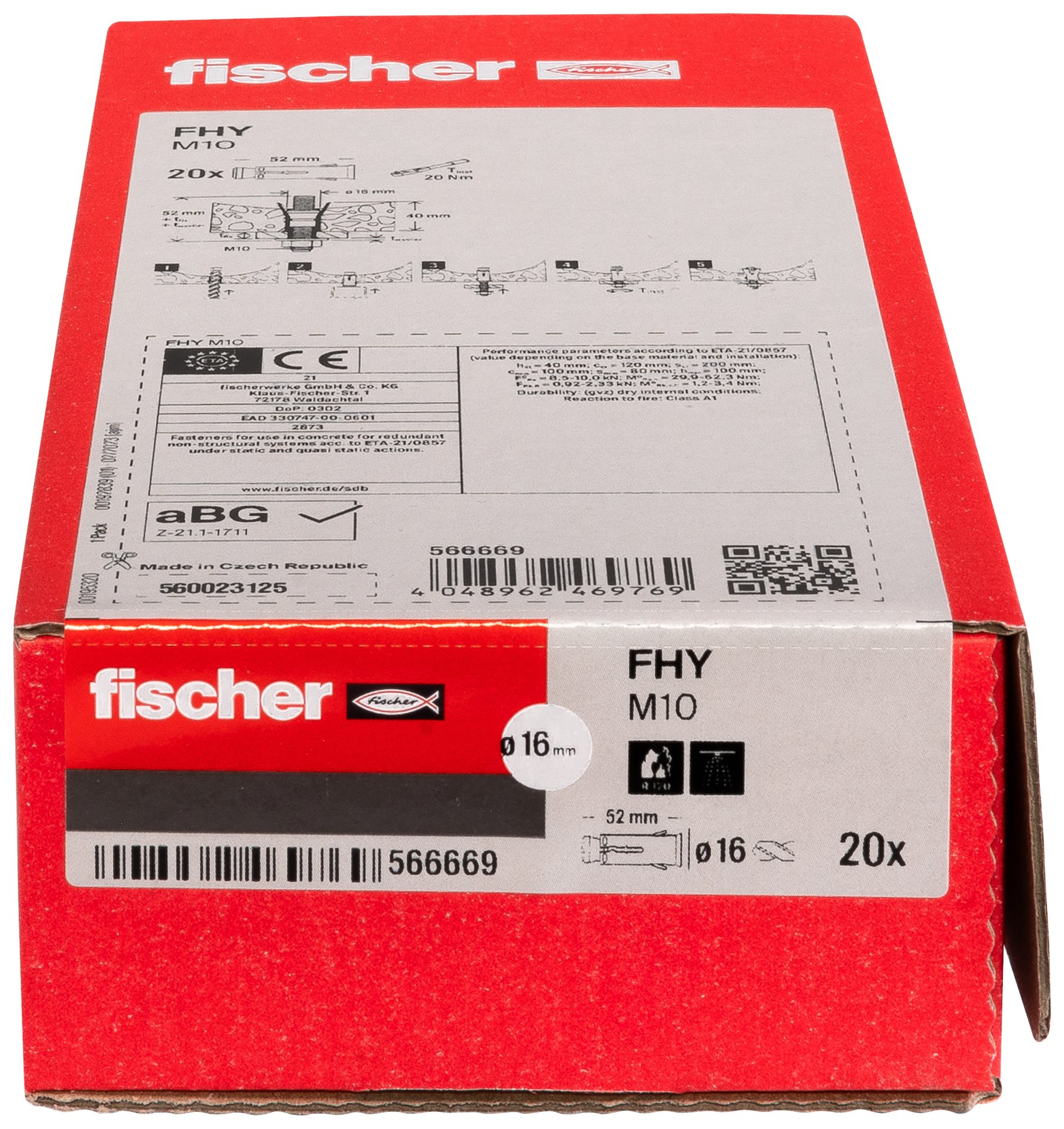 fischer Hohldeckenanker FHY M10 Produktbild img3 L