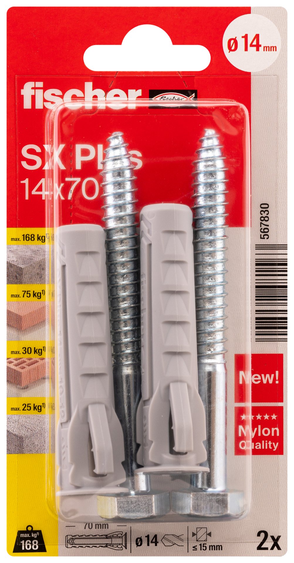 Dübel SX Plus 14x70 S K (2) Produktbild img2 L