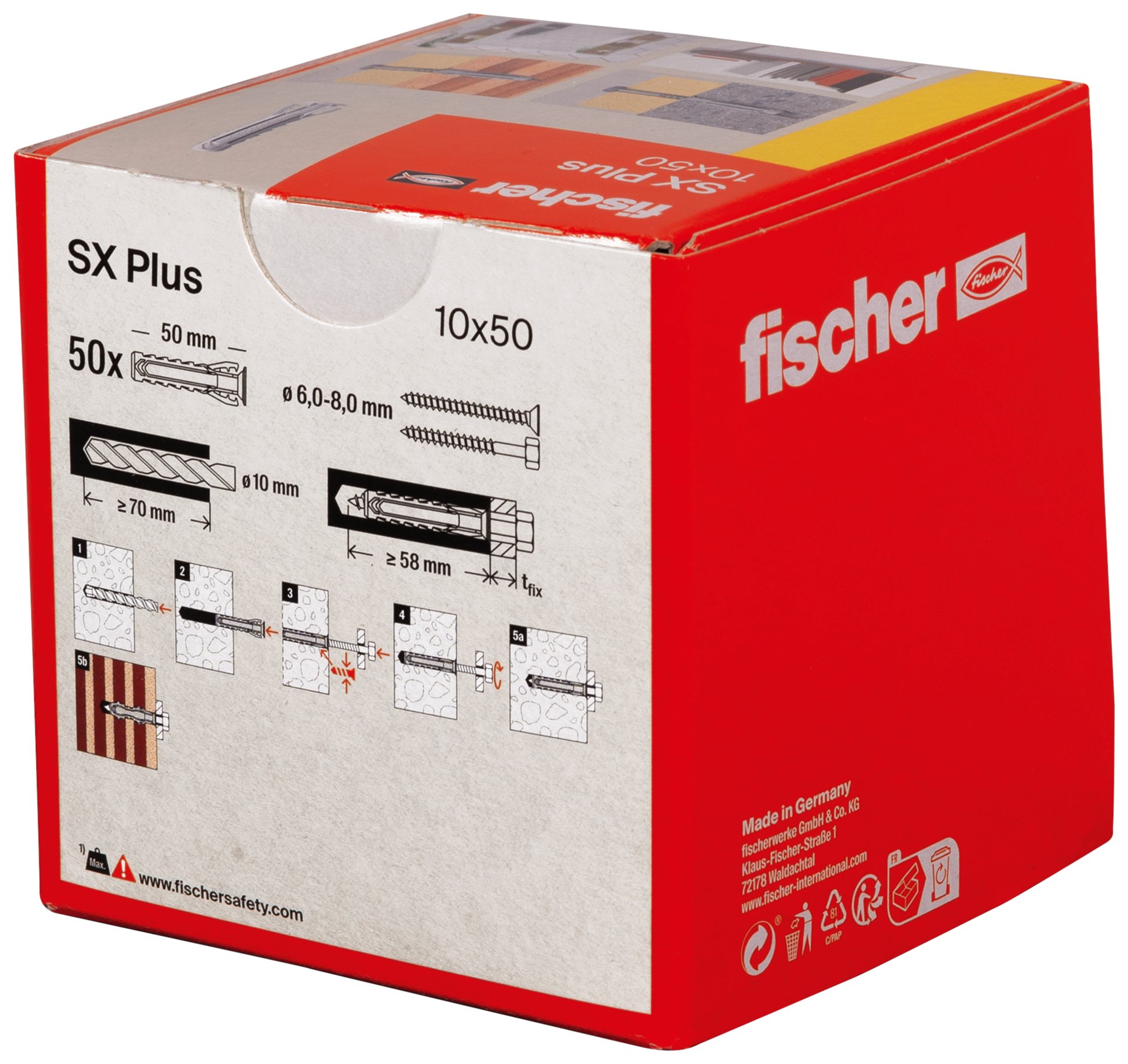 fischer Spreizdübel SX Plus Produktbild img3 L