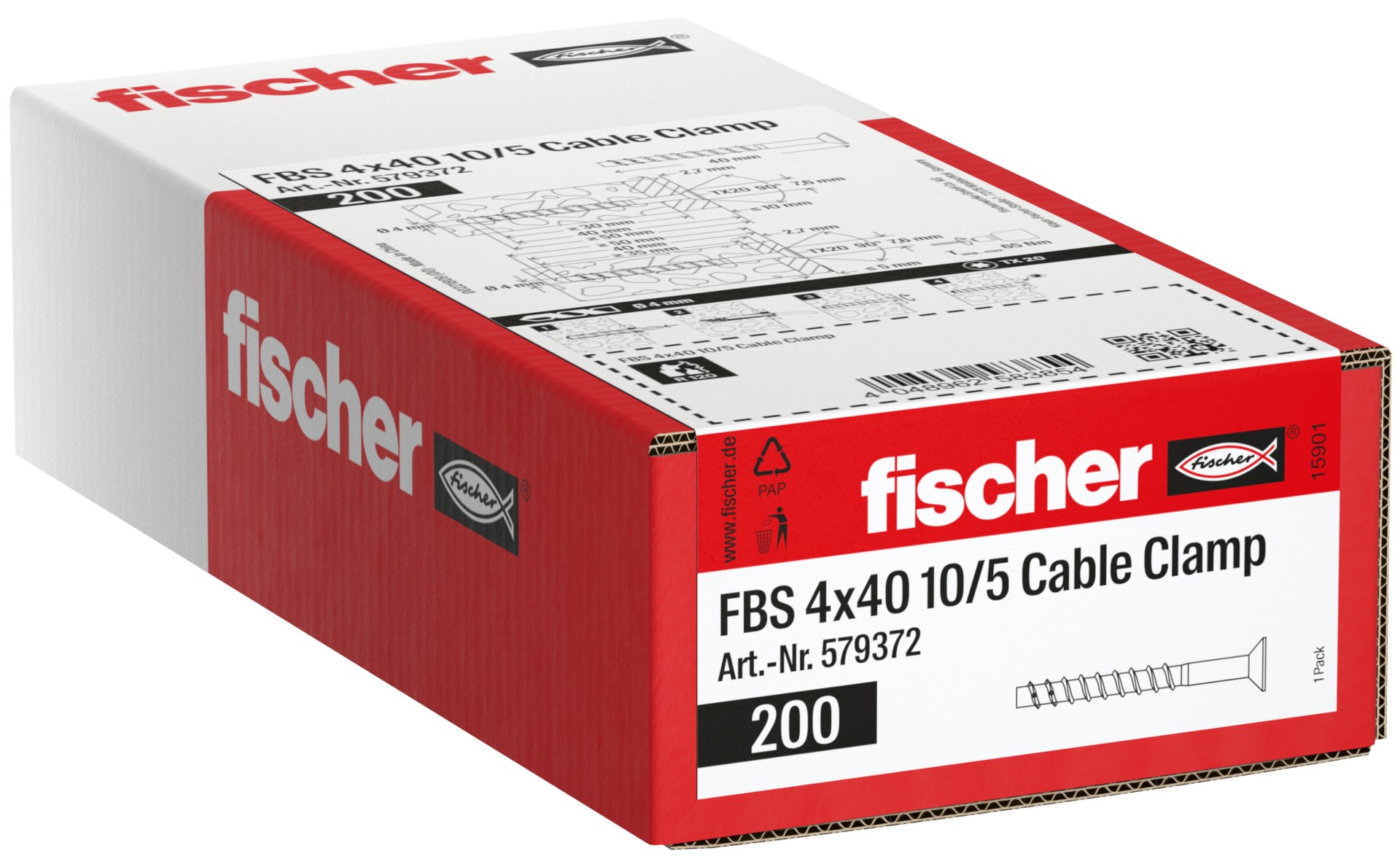fischer UltraCut FBS 4x40 10/5 Kabelklemme Produktbild img2 L