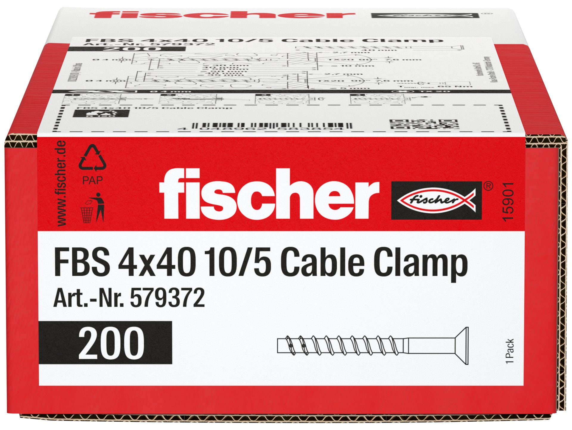 fischer UltraCut FBS 4x40 10/5 Kabelklemme Produktbild img3 L