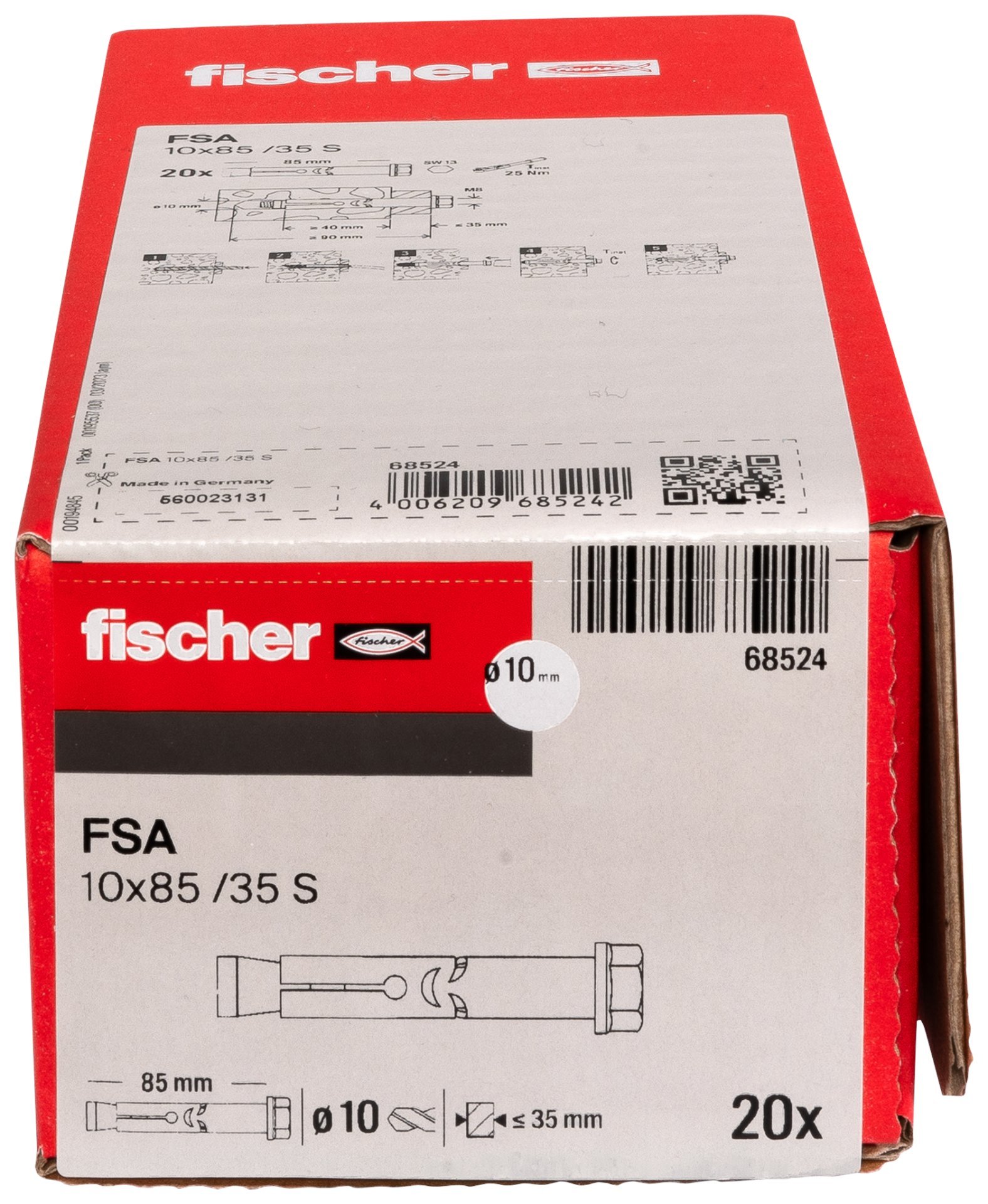 fischer Hülsenanker FSA 10/35 S Produktbild img3 L