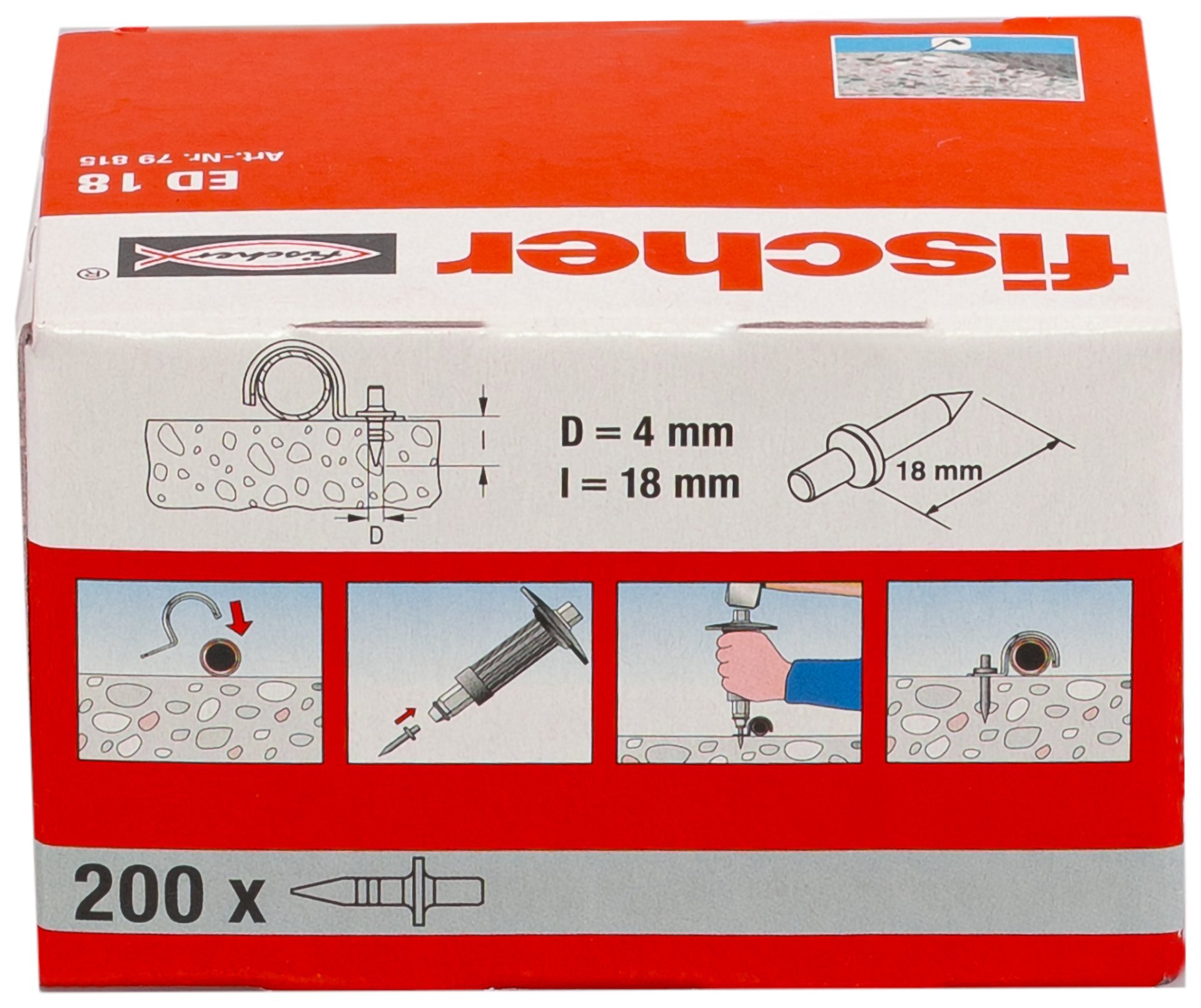 fischer Einschlagnagel ED 18 Produktbild img5 L