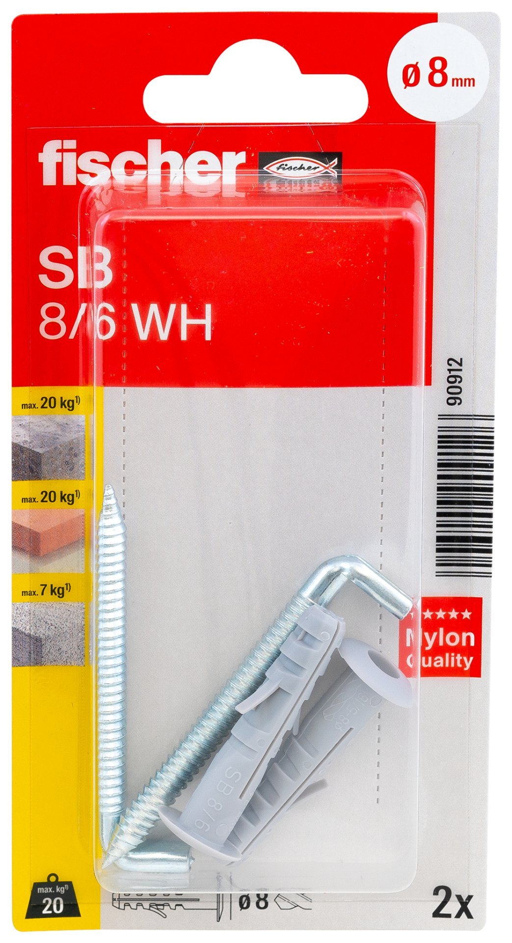 fischer Dübel SB 8/6 WH K (2) Produktbild img2 L