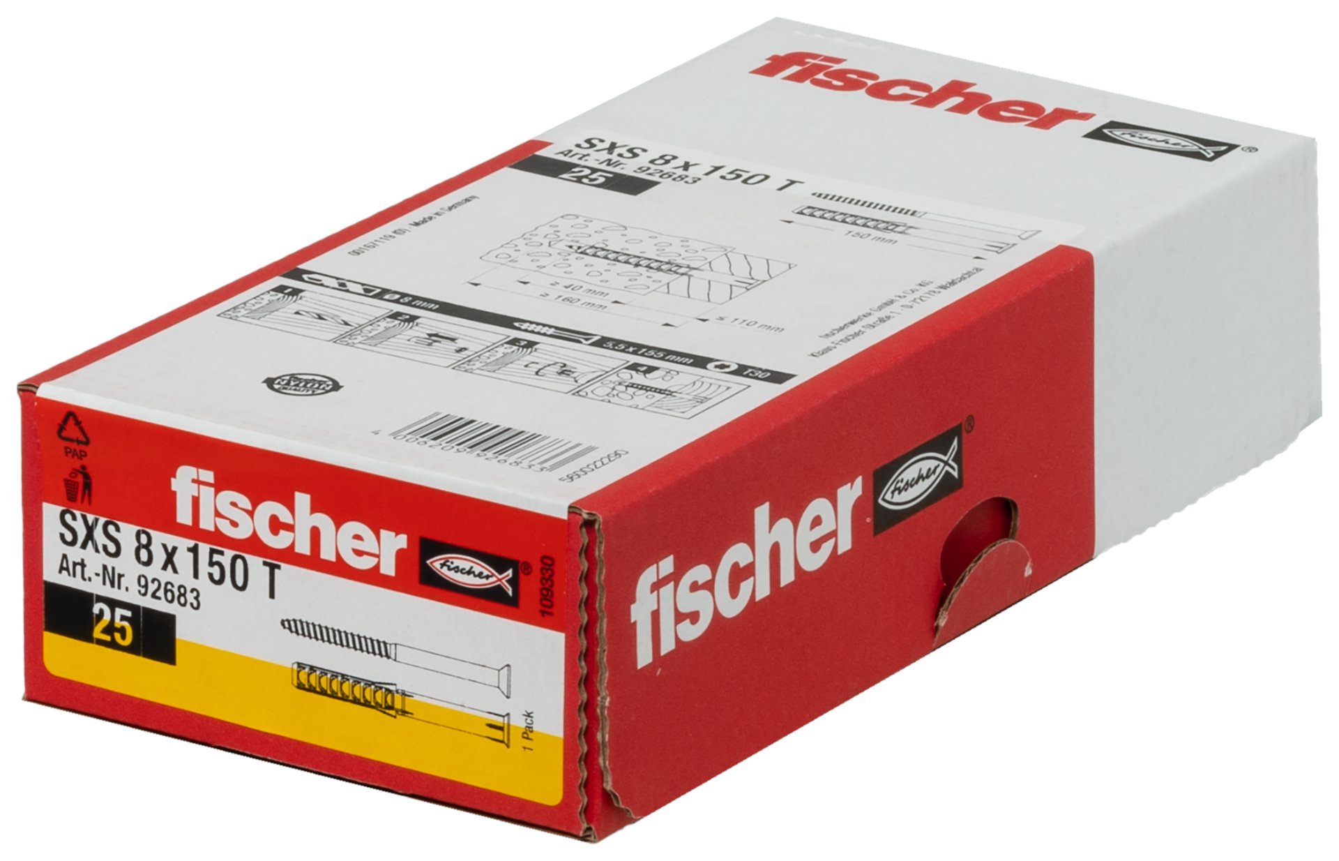 fischer Langschaftdübel SXS 8x150 T Produktbild img3 L