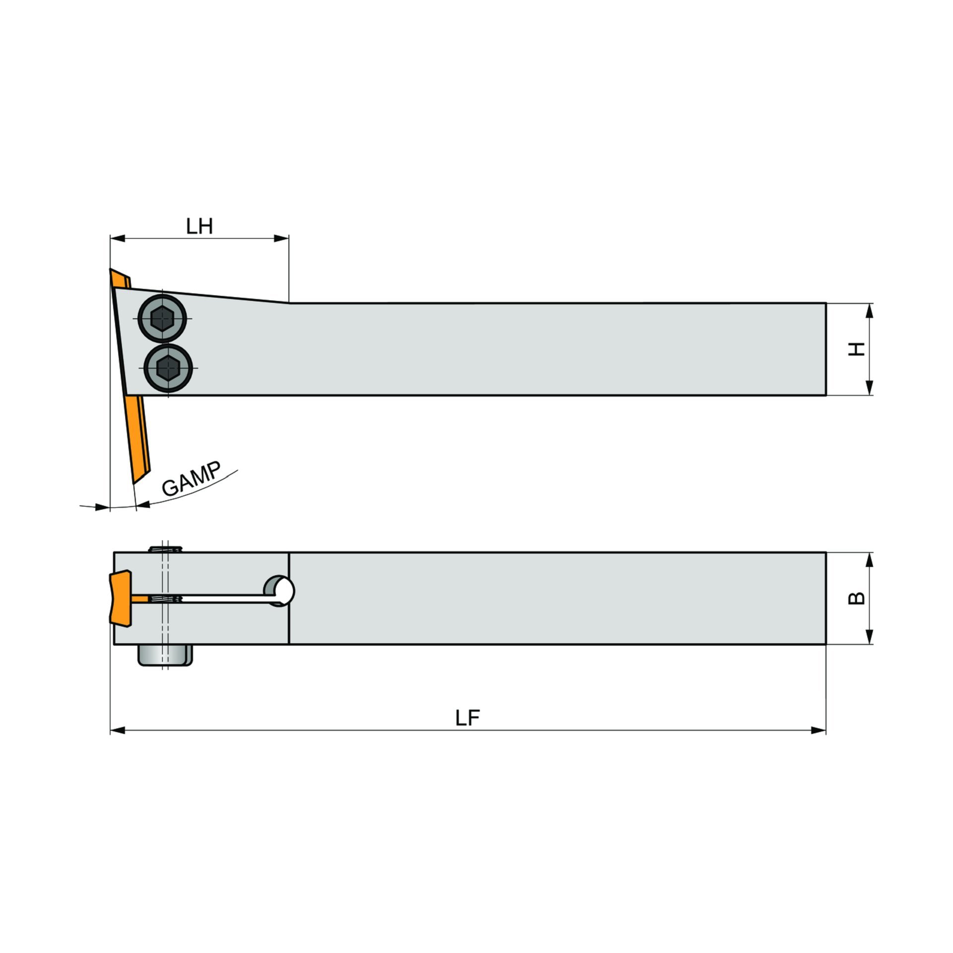 Dormer Pramet Scarfing-Werkzeugaufnahme XLCDN 2525 R 15 Produktbild img4 L
