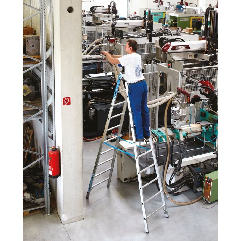 Coni B - LM-Stehleiter 2 x 6 Sprossen Produktbild img3 L