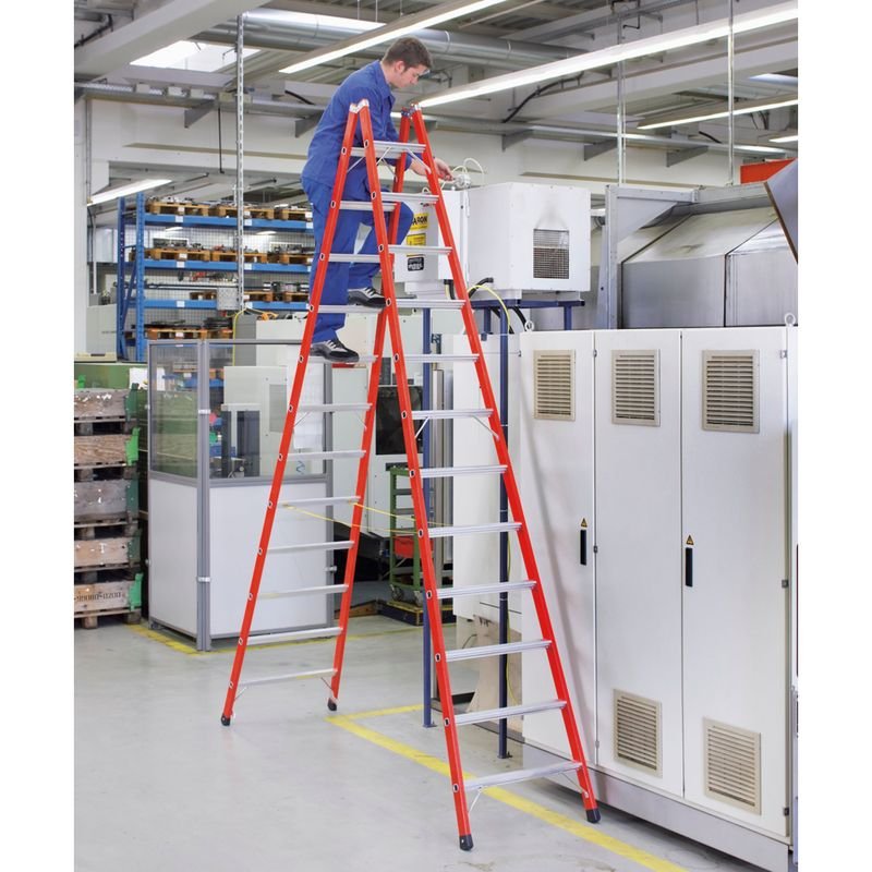 Zarges EFAmix B - Kst-Stufen-Stehleiter Produktbild img3 L