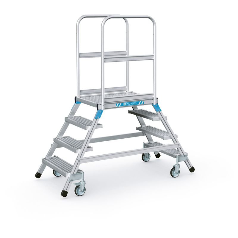 Zarges Podesttreppe, beidseitig Produktbild img1 L