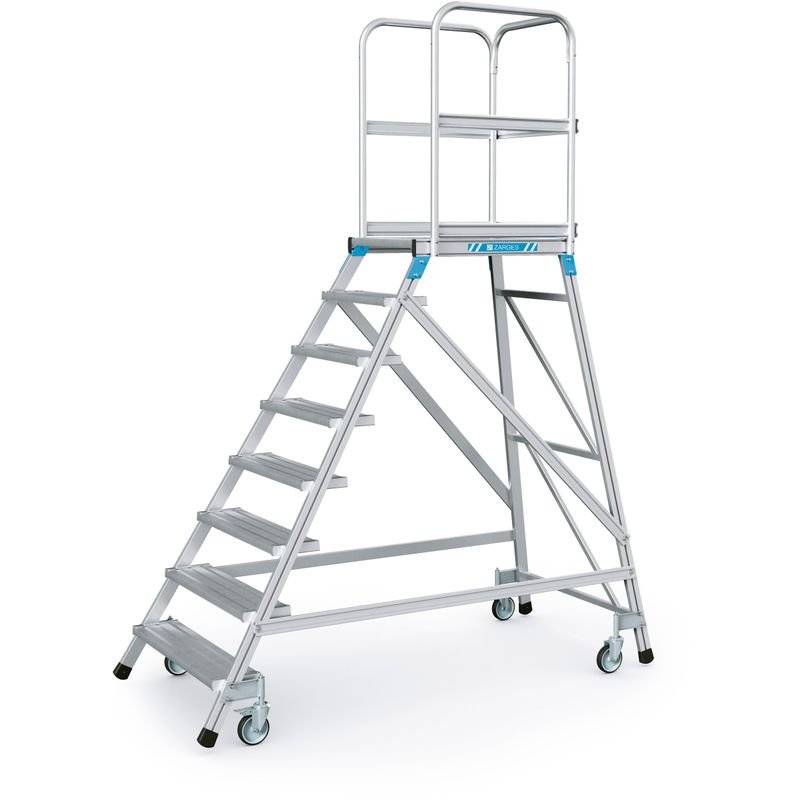 Zarges Podesttreppe, einseitig Produktbild img1 L