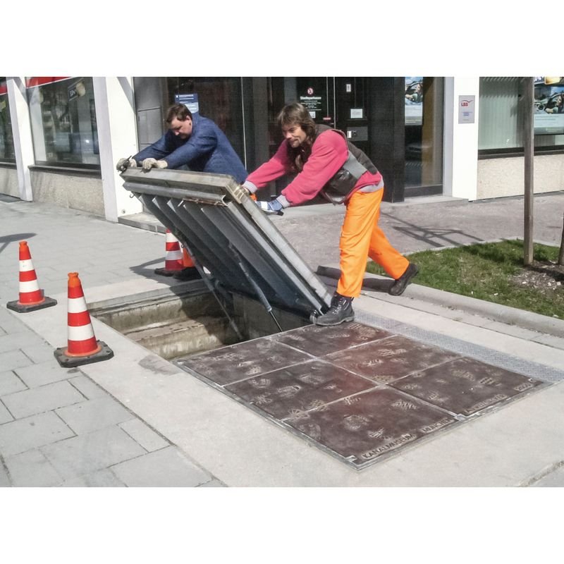 Zarges Schachtabdeckung Aluminium 300 x 300 mm Produktbild img3 L