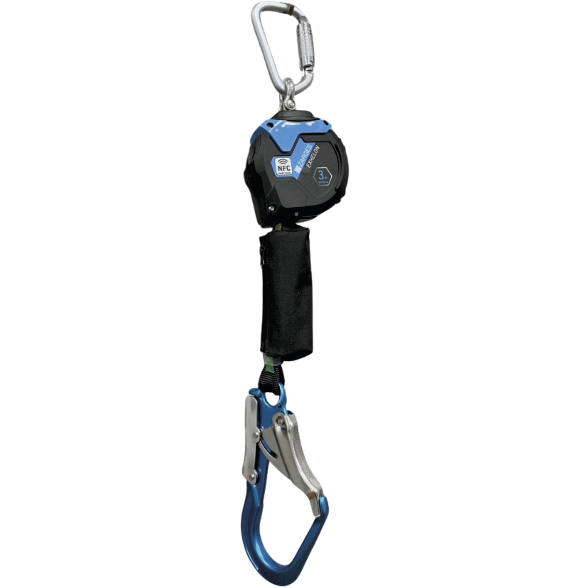 Zarges Höhensicherungsgerät Exhelon 3m, Gurtband, Gerüsthaken Produktbild img2 L