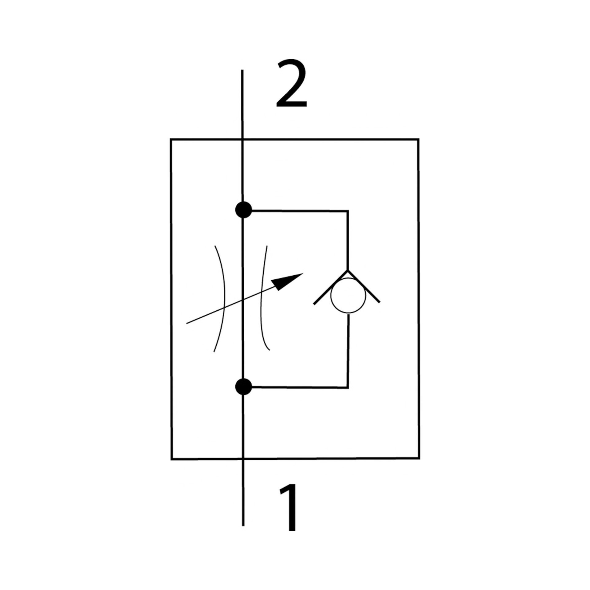 RIEGLER Drosselrückschlagventil einseitig, Schlauch- Gewinde , G 3/8, Schlauch- Ø 8 Produktbild img3 L