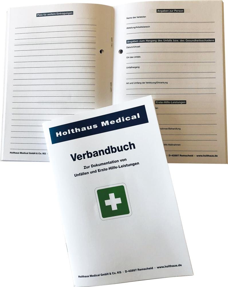 Verbandbuch DIN A5 Produktbild img1 L