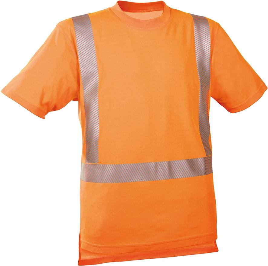Warn-T-Shirt leuchtorange, Gr. S Produktbild img1 L