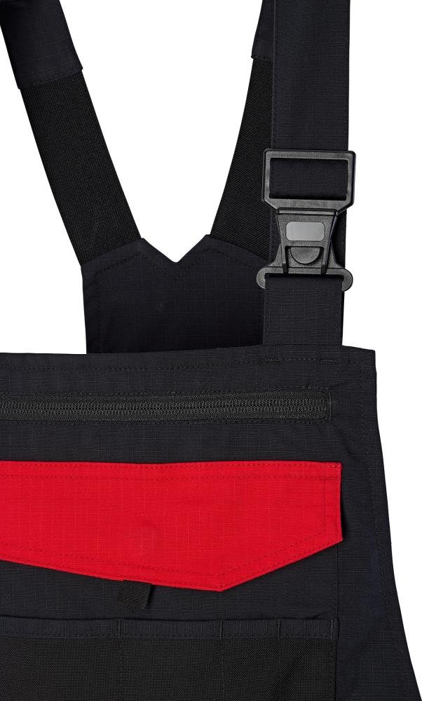 H-Latzhose Performance schwarz/rot Gr. 29 FORTIS Produktbild img4 L