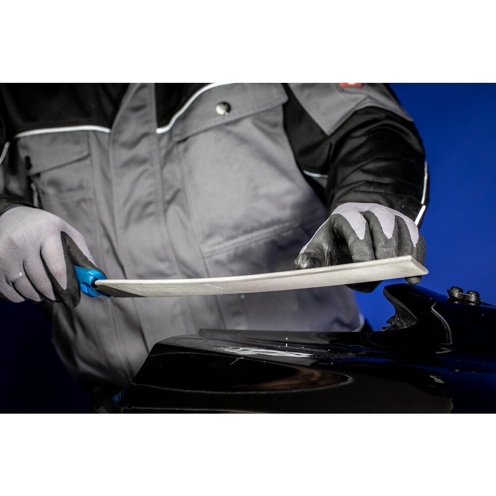 PFERD TOOLS Karosseriefeile m. Angel, gebogen und ballig Flachstumpf 350mm Hieb 1 für grobe Zerspanung Produktbild img5 L