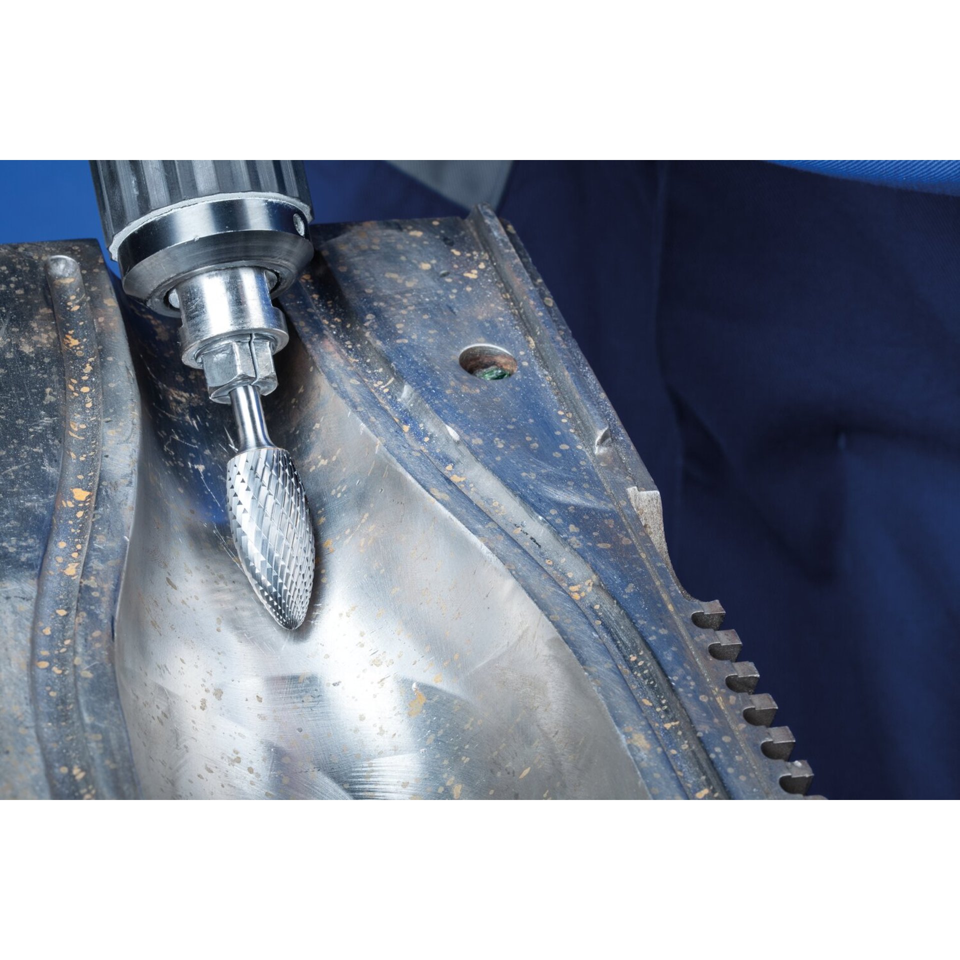 PFERD TOOLS Hartmetallfrässtifte für Hochleistung, TOUGH, Flammenform B Produktbild img2 L