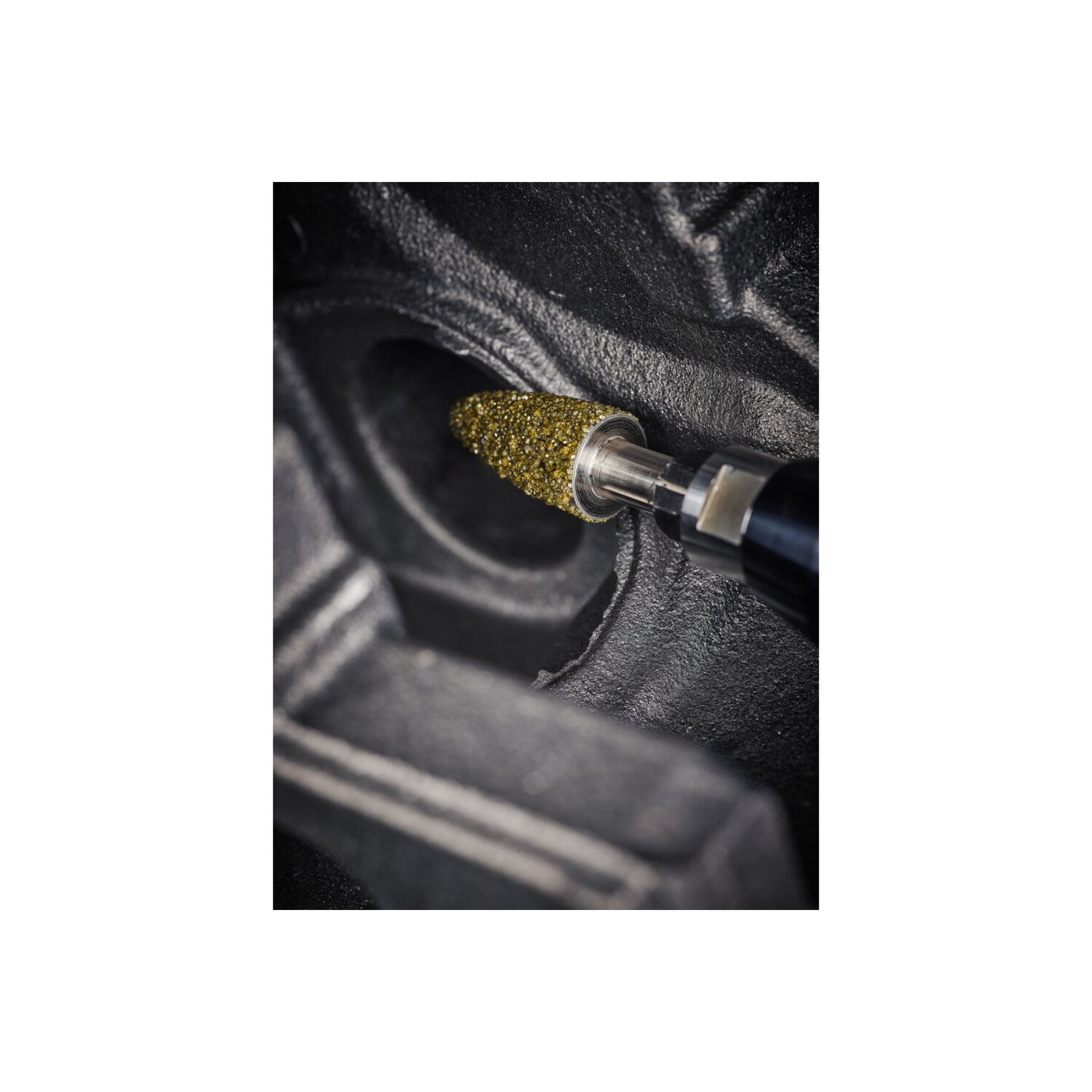 PFERD TOOLS Diamant-Schleifstift Rundbogen Ø16,0mm Schaft-Ø8 mm D852 (sehr grob) zum Schleifen von Grau-und Sphäroguss Produktbild img2 L
