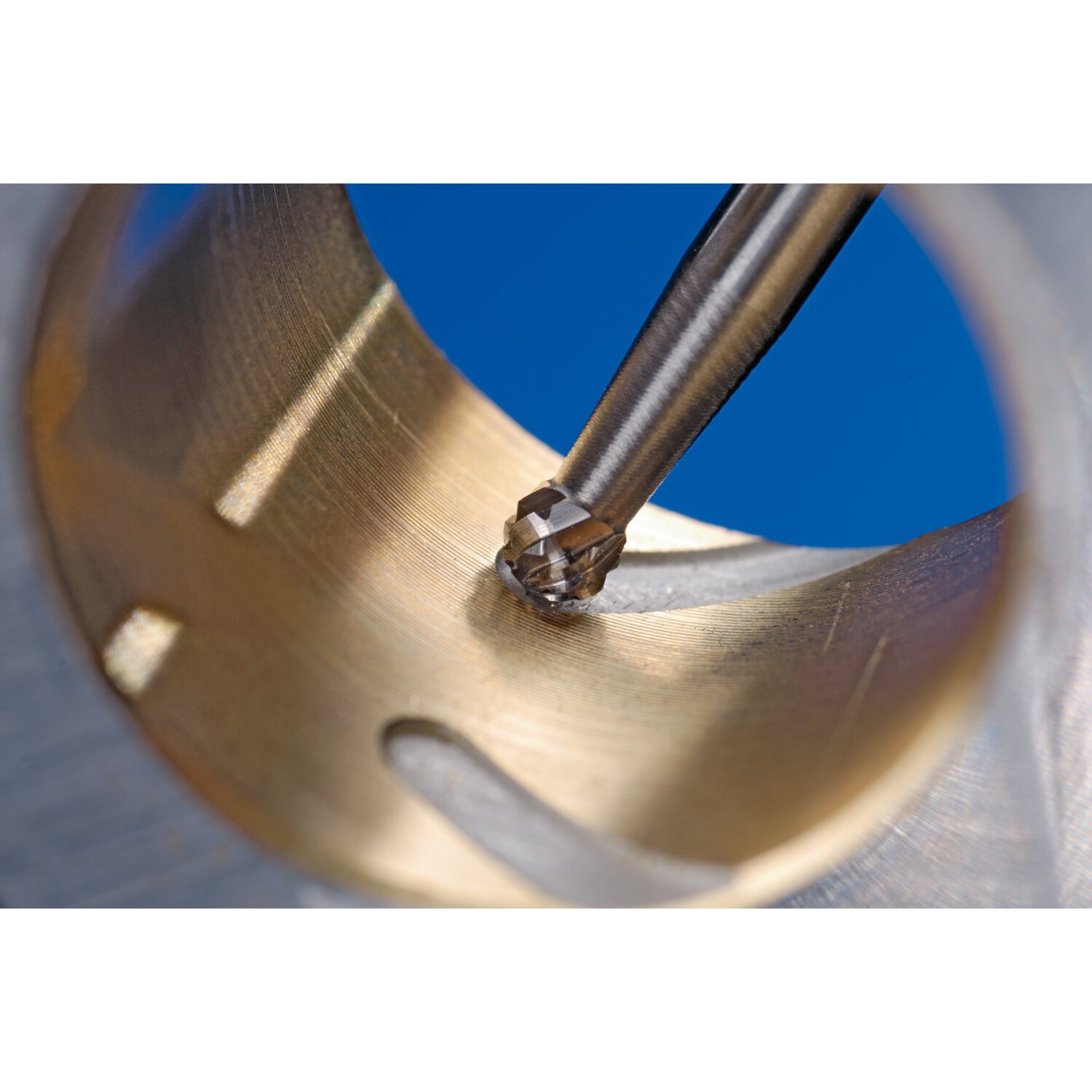 PFERD TOOLS Hartmetallfrässtifte für universellen Einsatz, Zahnung 3 PLUS Kugelform KUD Produktbild img2 L