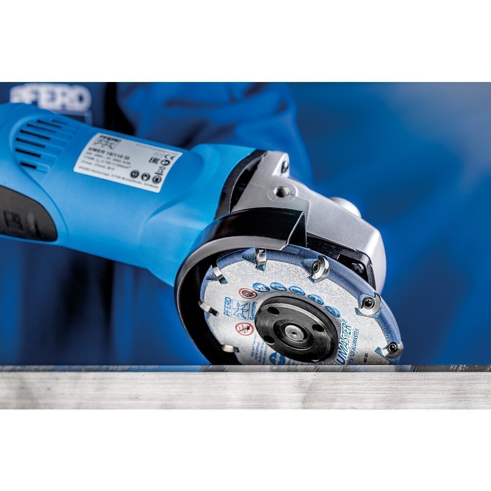 PFERD TOOLS Hochleistungsfrässcheibe ALUMASTER F Ø 115 mm für Winkelschleifer Alu Bearbeitung Produktbild img5 L