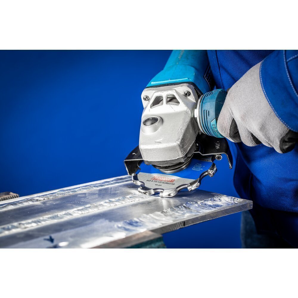PFERD TOOLS Hochleistungsfrässcheibe ALUMASTER R Ø 115 mm für Winkelschleifer Alu Bearbeitung Produktbild img4 L