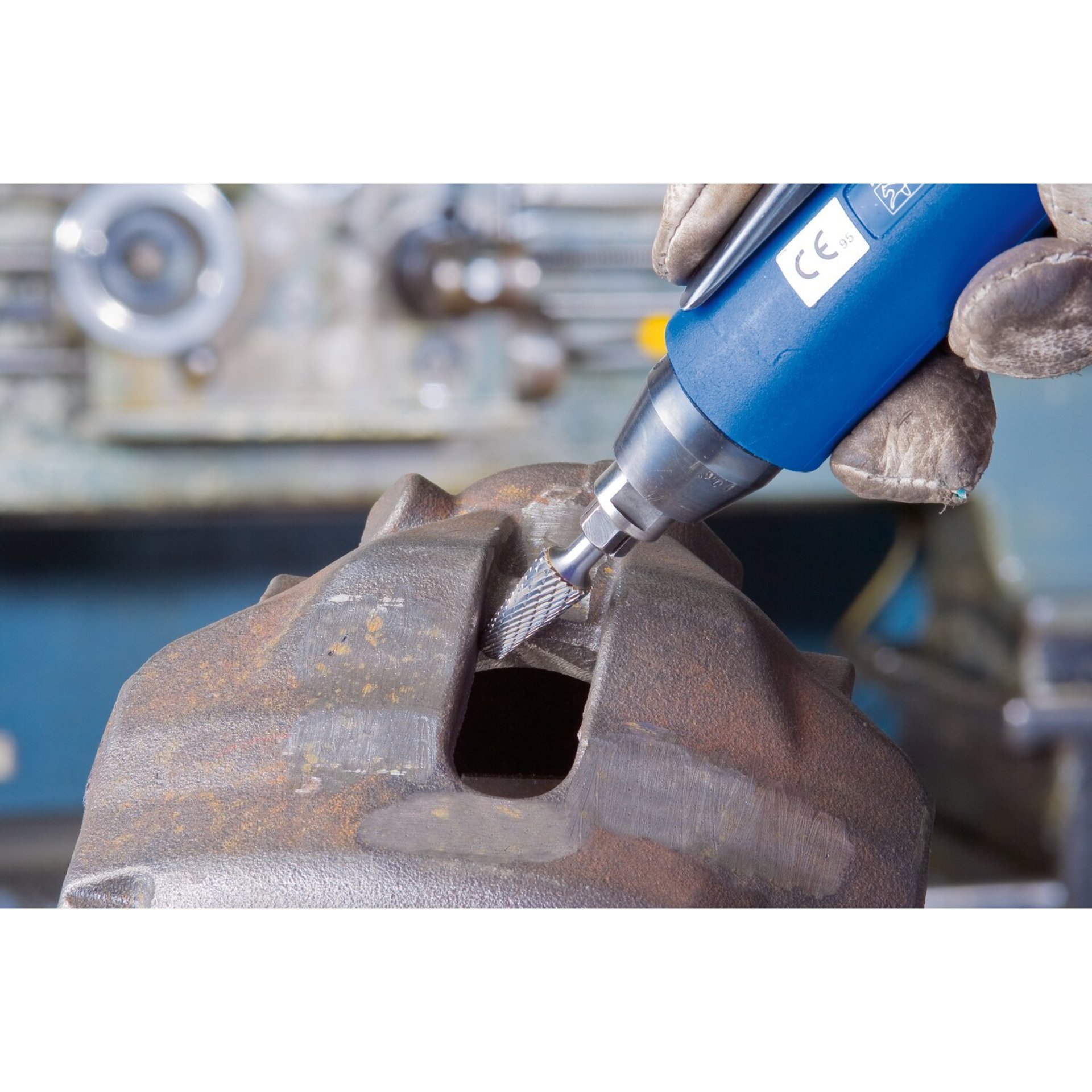 PFERD TOOLS Hartmetall Hochleistungsfrässtift Set 1712 TOUGH 5-tlg. Ø 12mm Schaft-Ø 6mm schlagfest Produktbild img3 L