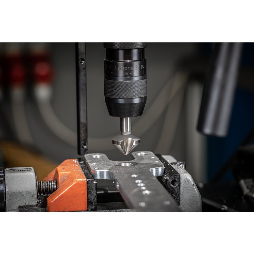 HSS Kegel-und Entgratsenker 90° Ø 31 mm Schaft-Ø 12 mm DIN 335 C 3-Flächenschaft Produktbild img3 L